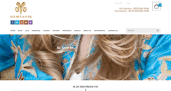 Desktop Screenshot of memsahib-collections.com